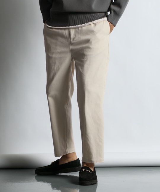 「ガムストレッチ」接触冷感 アンクルパンツ