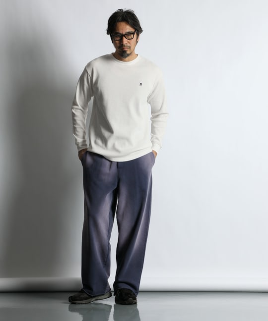 ワッフル ロングスリーブTEE