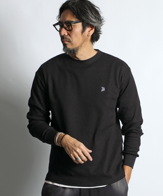ワッフル ロングスリーブTEE
