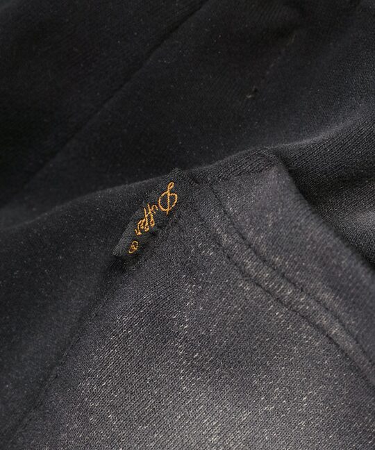 バイオウォッシュ ユーズド加工 スウェット ワイドパンツ