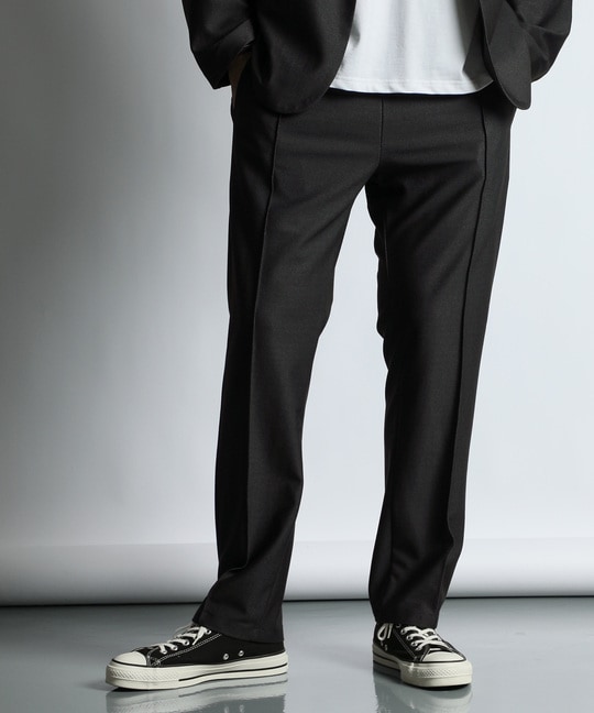 セットアップ対応 センタークリース ジャージスラックス【WEB限定アイテム】