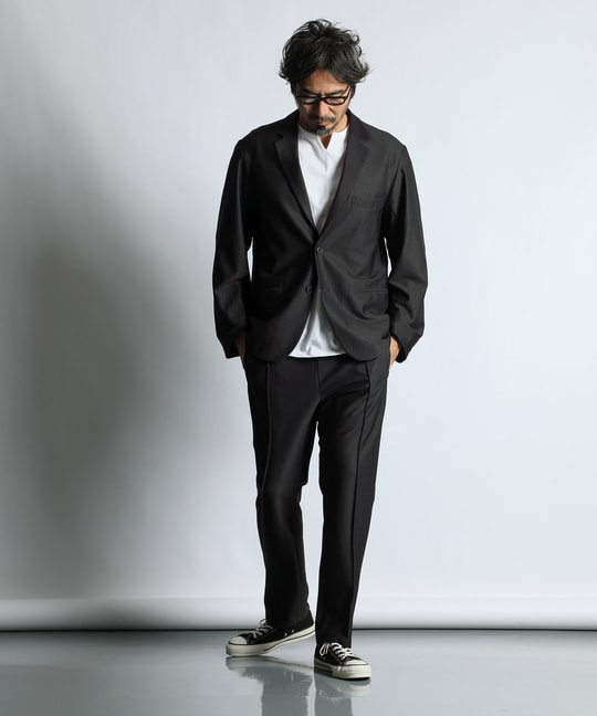 セットアップ対応 センタークリース ジャージスラックス【WEB限定アイテム】