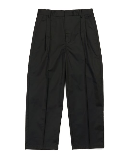 クリースライン ワイド チノパンツ
