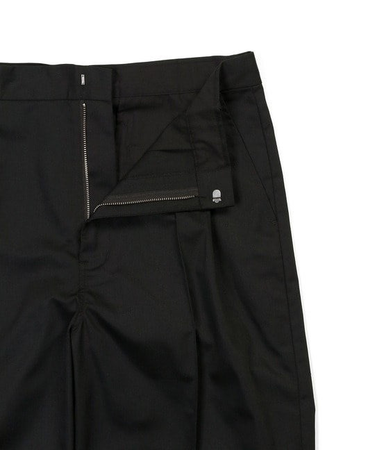 クリースライン ワイド チノパンツ