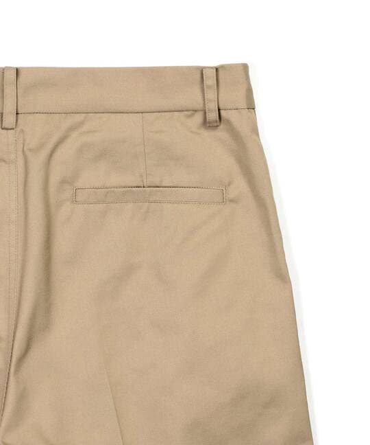 クリースライン ワイド チノパンツ