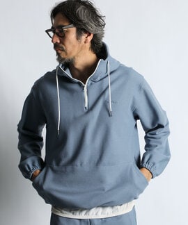 セットアップ対応 ニットライク ラッセル プルオーバー フーディー