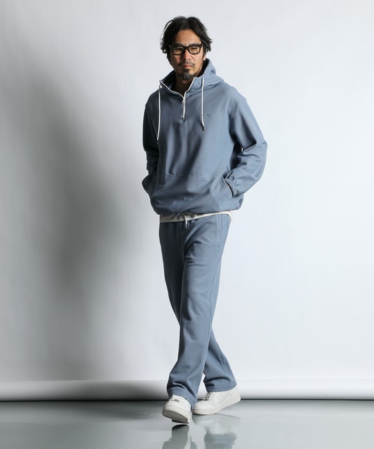 セットアップ対応 ニットライク ラッセル プルオーバー フーディー