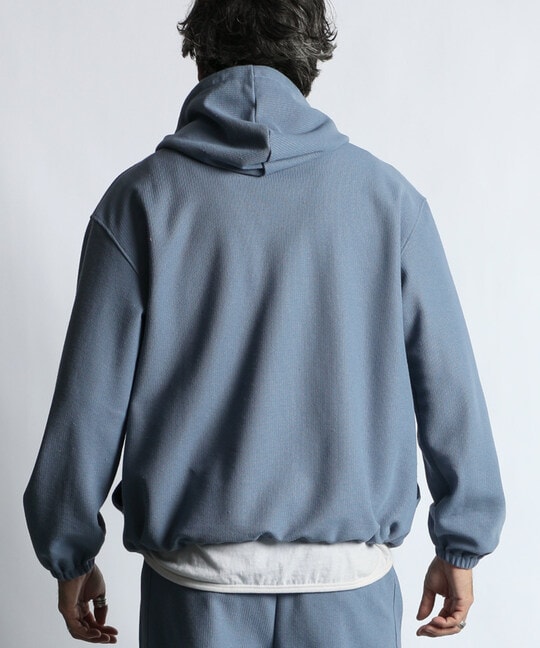 セットアップ対応 ニットライク ラッセル プルオーバー フーディー