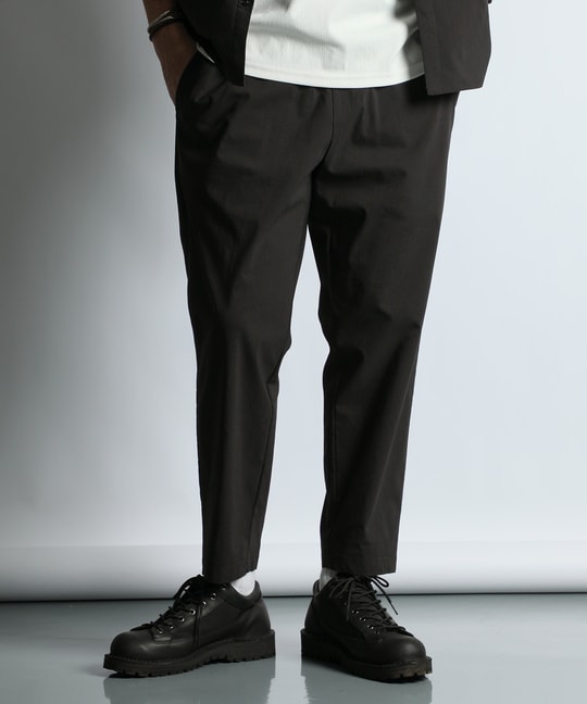 セットアップ対応 スーパーストレッチ テーパード イージーパンツ