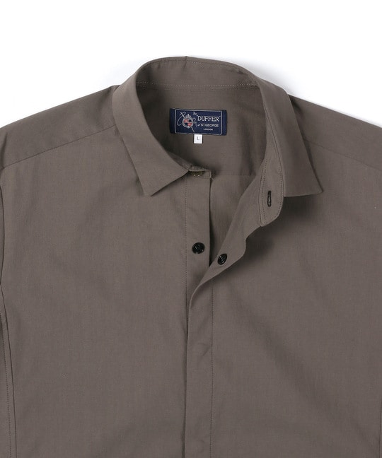 セットアップ対応 フライフロント スーパーストレッチ シャツブルゾン