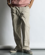 ヴィンテージ加工 ダック ダブルニー ワークパンツ