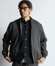 セットアップ対応 クールマックス シアサッカー スナップブルゾン【WEB限定アイテム】