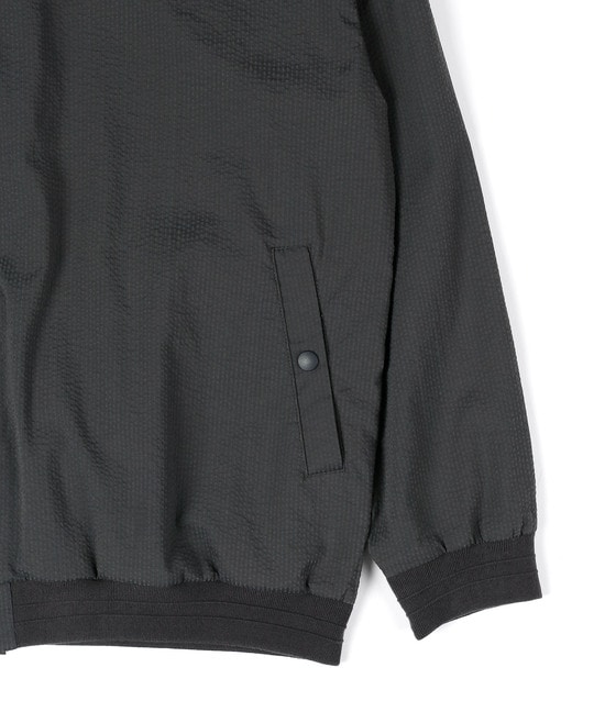 セットアップ対応 クールマックス シアサッカー スナップブルゾン【WEB限定アイテム】