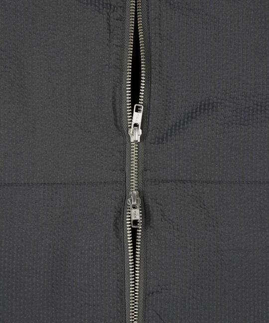 セットアップ対応 クールマックス シアサッカー ジップアップパーカー 