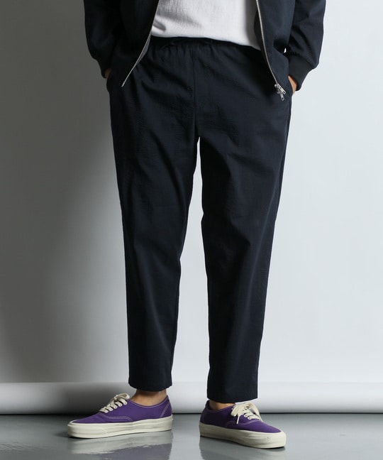 セットアップ対応 クールマックス シアサッカー イージーパンツ