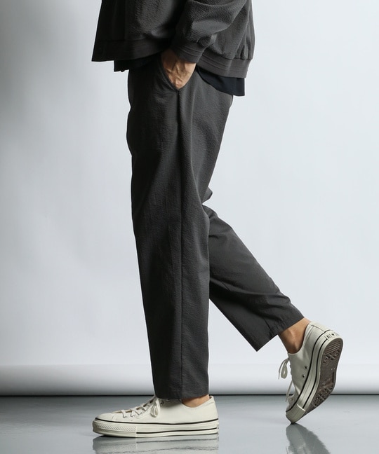 セットアップ対応 クールマックス シアサッカー イージーパンツ