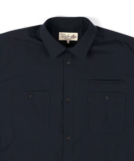 セットアップ対応 クールマックス シアサッカー ワークシャツ