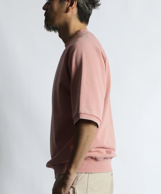 ヴィンテージ加工 ラグランスリーブ 半袖スウェット