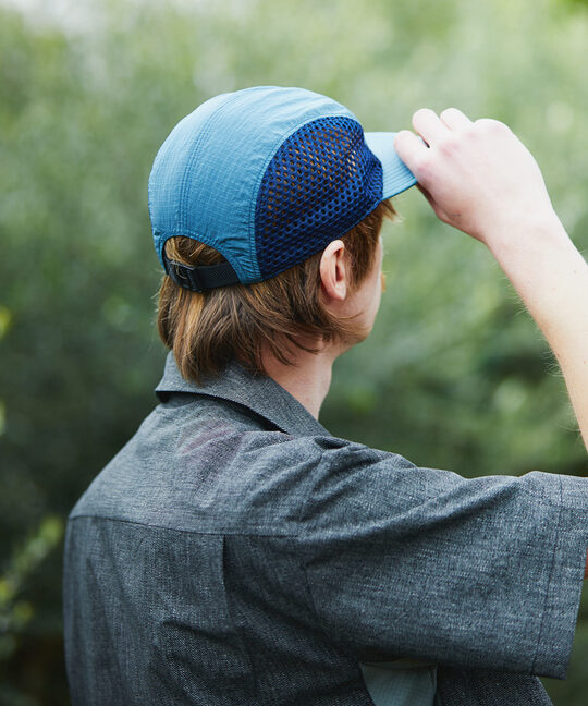 リップストップ×メッシュ コンビネーション トレイルキャップ