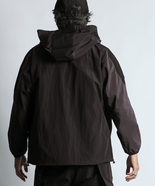 セットアップ対応 テック リップストップ マウンテンパーカー