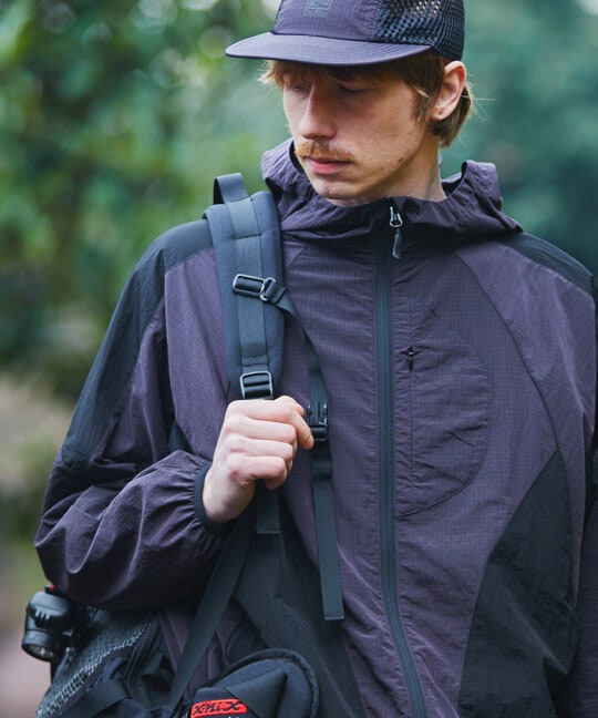 セットアップ対応 テック リップストップ マウンテンパーカー