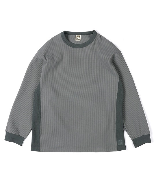 吸水速乾 ワッフル ロンTEE