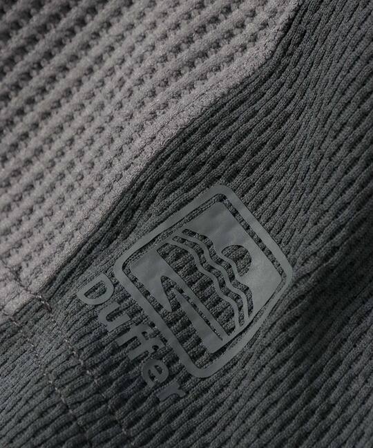 吸水速乾 ワッフル ロンTEE