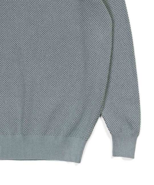 BCIコットン ヘンリーネック メッシュニット