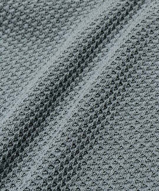 BCIコットン ヘンリーネック メッシュニット