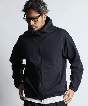 [360° THE CIRCLE STRETCH] BY WONDER SHAPE：セットアップ対応速乾 軽量 / ジップライトアウター