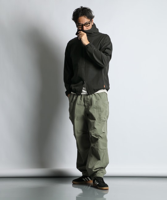 [360° THE CIRCLE STRETCH] BY WONDER SHAPE：セットアップ対応速乾 軽量 / ジップライトアウター