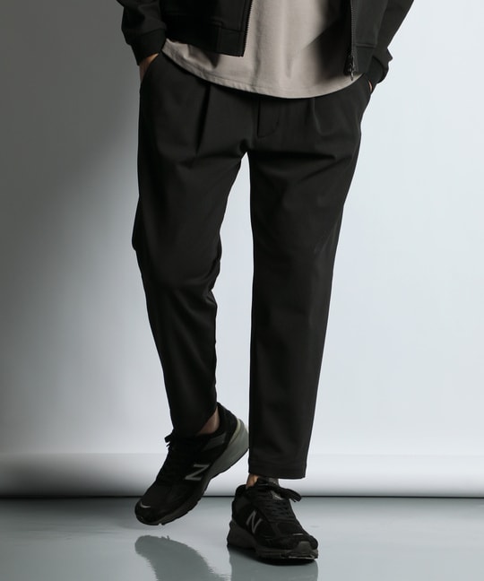 [360&deg; THE CIRCLE STRETCH] BY WONDER SHAPE：セットアップ対応 / 軽量・速乾 テーパードパンツ