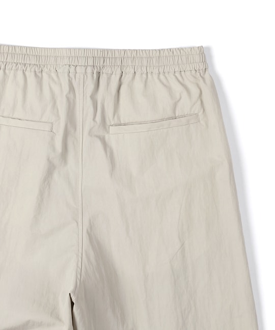 コットンナイロン ワイドイージーパンツ