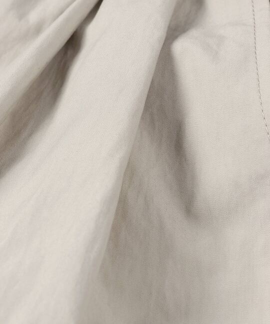 コットンナイロン ワイドイージーパンツ