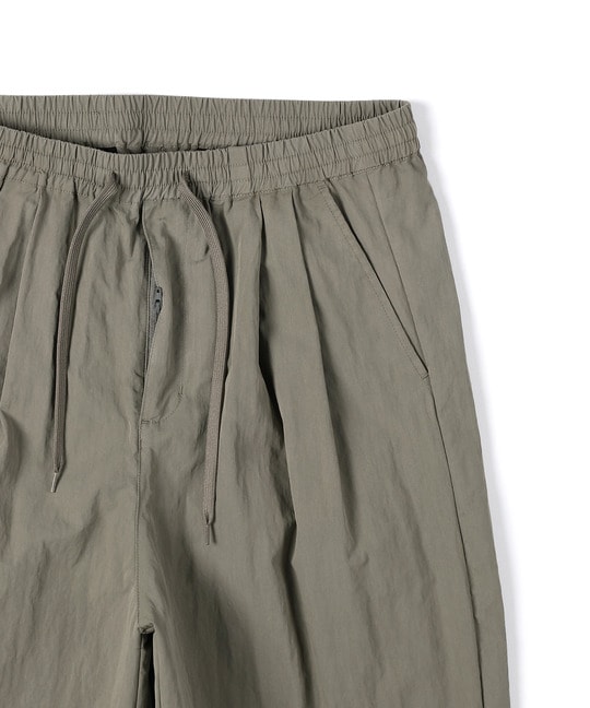 コットンナイロン ワイドイージーパンツ
