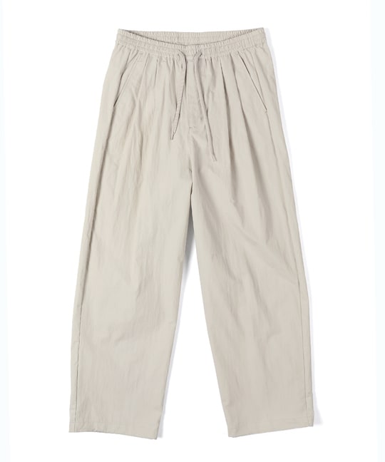 コットンナイロン ワイドイージーパンツ