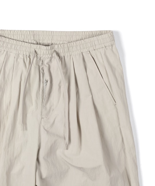 コットンナイロン ワイドイージーパンツ