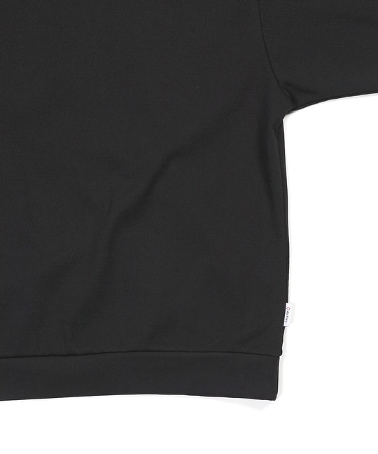 高収縮機能素材「エアフレックス」5分袖 ハニカム リラックスTEE【WEB限定アイテム】