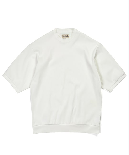 高収縮機能素材「エアフレックス」5分袖 ハニカム リラックスTEE【WEB限定アイテム】