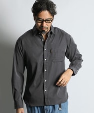 微起毛テンセル レギュラーカラーシャツ