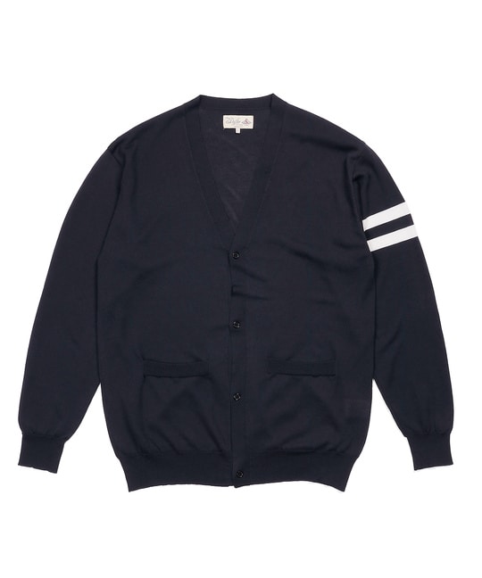 2ライン ニットカーディガン