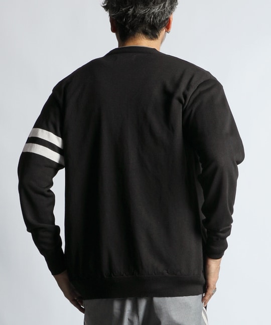 2ライン ニットカーディガン