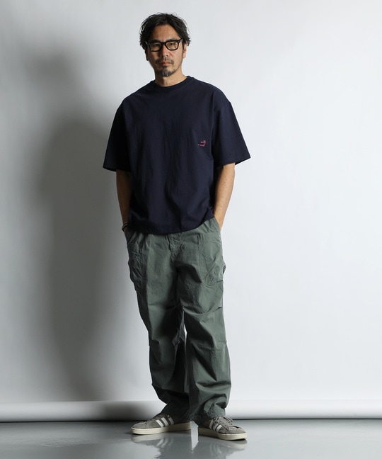 セットアップ対応 ヘビーウェイト 5分袖TEE