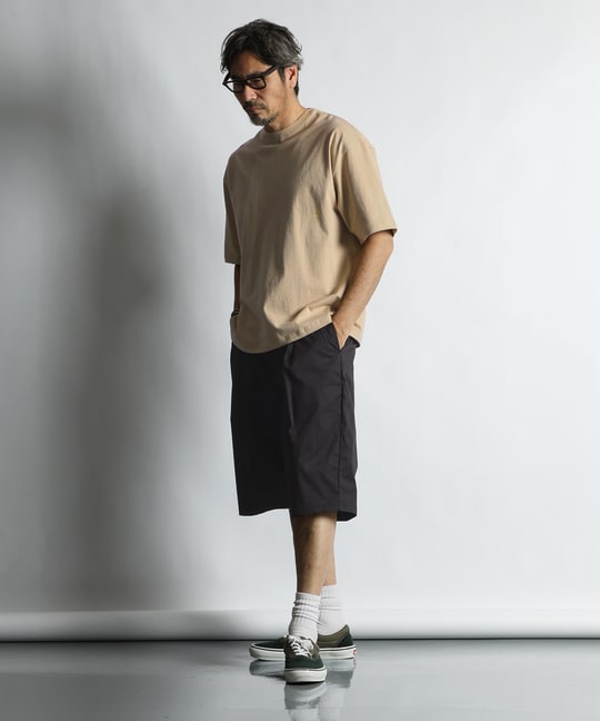 セットアップ対応 ヘビーウェイト 5分袖TEE