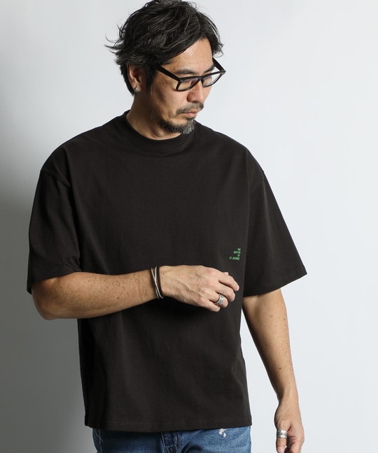 セットアップ対応 ヘビーウェイト 5分袖TEE