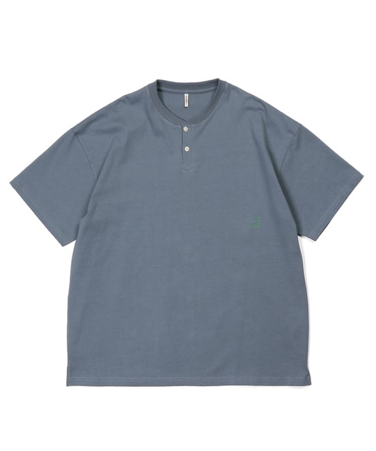 セットアップ対応 ヘビーウェイト ヘンリーネックTEE