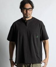 セットアップ対応 ヘビーウェイト ヘンリーネックTEE