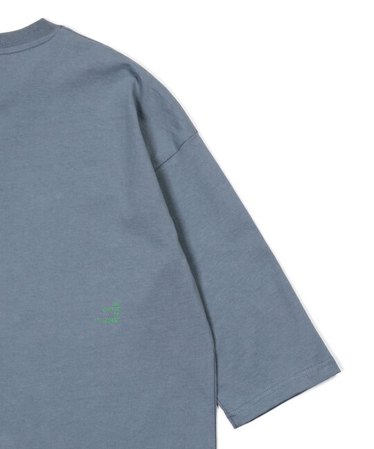 セットアップ対応 ヘビーウェイト 7分袖 ヘンリーネックTEE