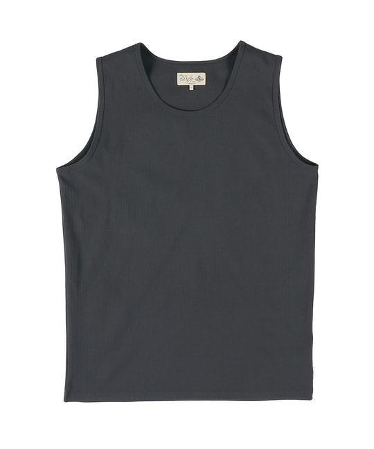 高収縮機能素材「エアフレックス」ランダムリブ タンクトップ