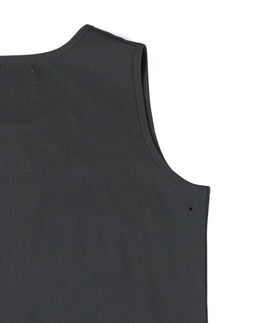 高収縮機能素材「エアフレックス」ランダムリブ タンクトップ